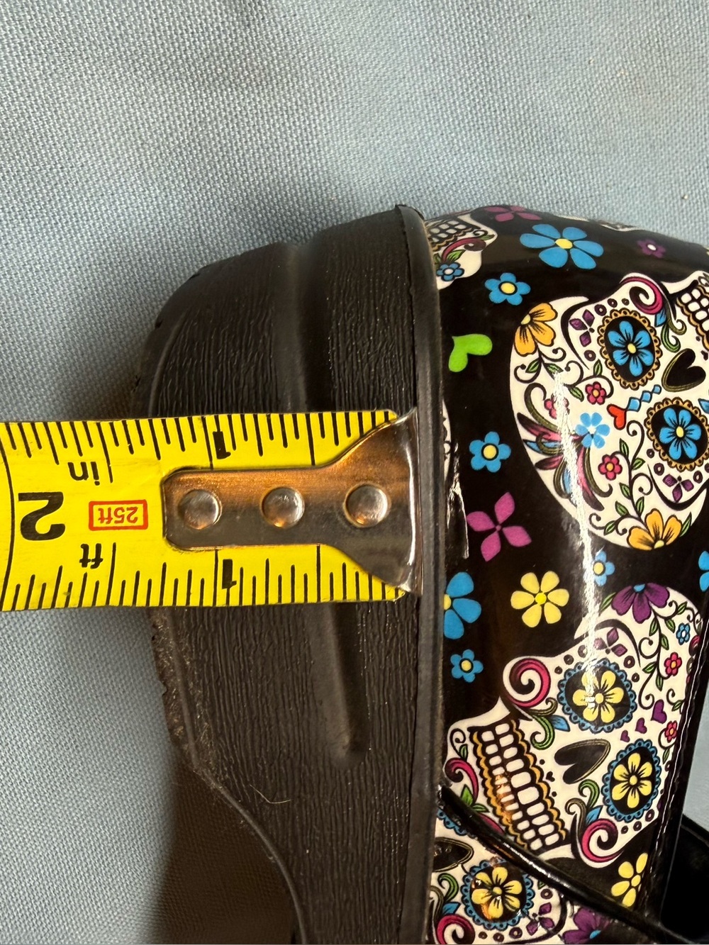 Savvy Black Multi-colored patent leather and real leather quarter lining Clogs - Picture 7 of 9